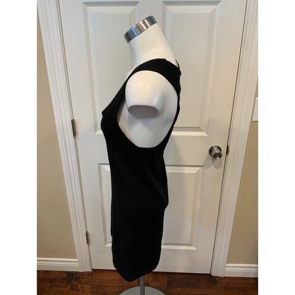 Alexander Wang Black 100% Cashmere Scoop Neck Tank Top, Size Small - Picture 4 of 6